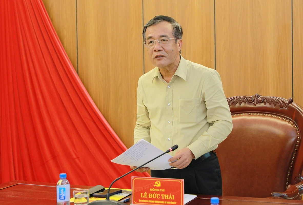 Bí thư Tỉnh ủy Lê Đức Thái: Xử lý các dự án tồn đọng là nhiệm vụ chính trị cấp thiết
