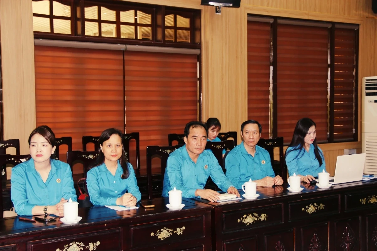 Gặp mặt đoàn đại biểu Công đoàn tỉnh Thanh Hóa dự Đại hội Công đoàn Việt Nam lần thứ XIV