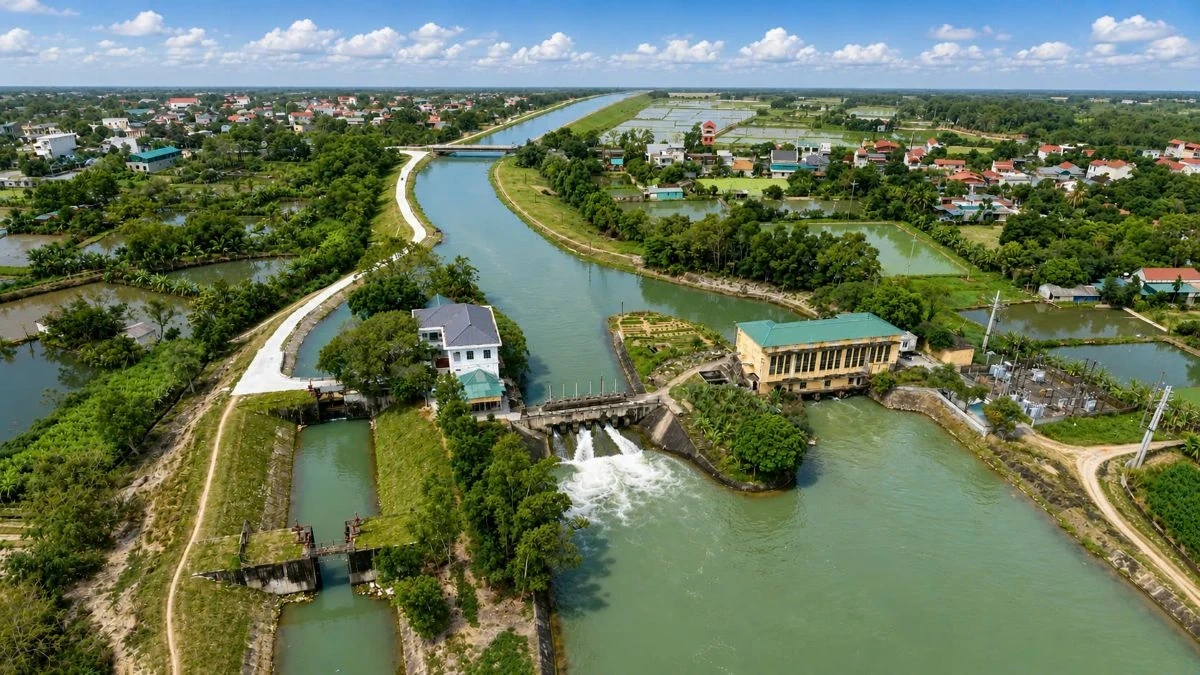 Từ Đập Bái Thượng đến Công ty Thủy nông Sông Chu