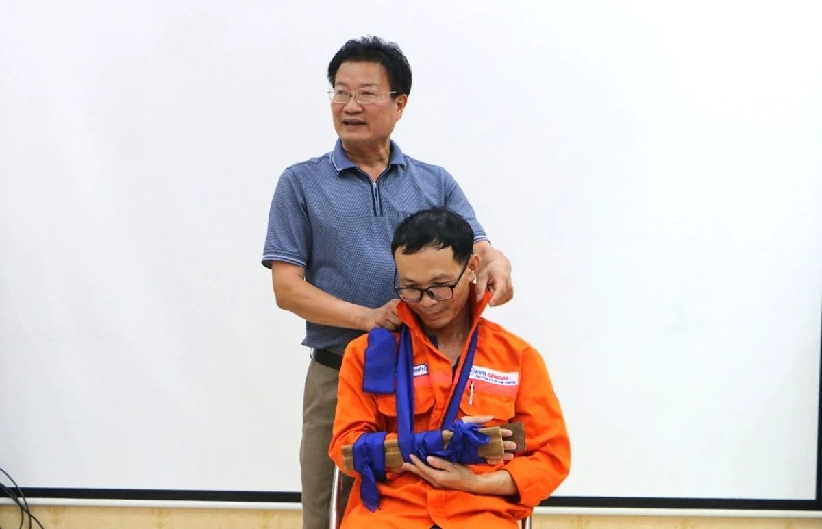 Thủy điện Trung Sơn huấn luyện kỹ năng sơ cứu, cấp cứu cho lực lượng tại chỗ