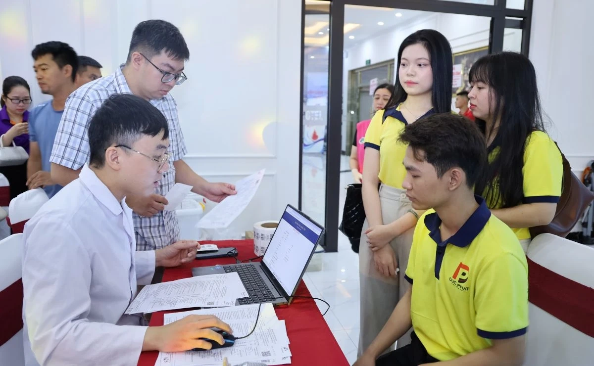 “Giọt hồng Doanh nhân trẻ Thanh Hóa” năm 2026 tiếp nhận 150 đơn vị máu