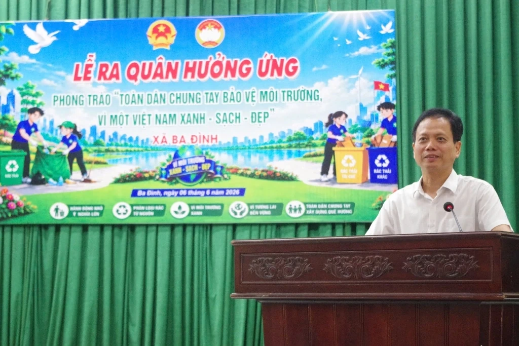 Ba Đình phát động phong trào toàn dân chung tay bảo vệ môi trường