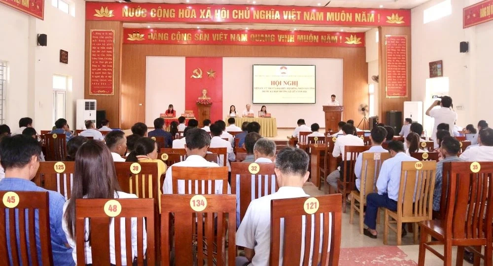 Đại biểu HĐND tỉnh tiếp xúc cử tri tại xã Thanh Quân