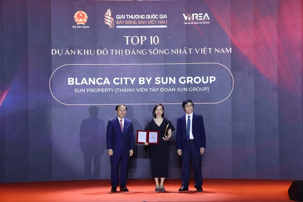 Sun Property “chiến thắng” 4 hạng mục quan trọng tại Giải thưởng Quốc gia Bất động sản Việt Nam 2026