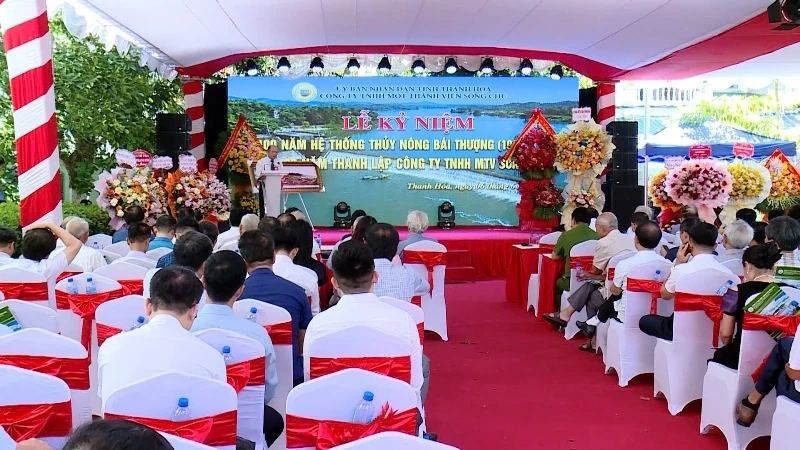 Kỷ niệm 100 năm Hệ thống thủy lợi Bái Thượng và 80 năm thành lập Công ty TNHH MTV Sông Chu