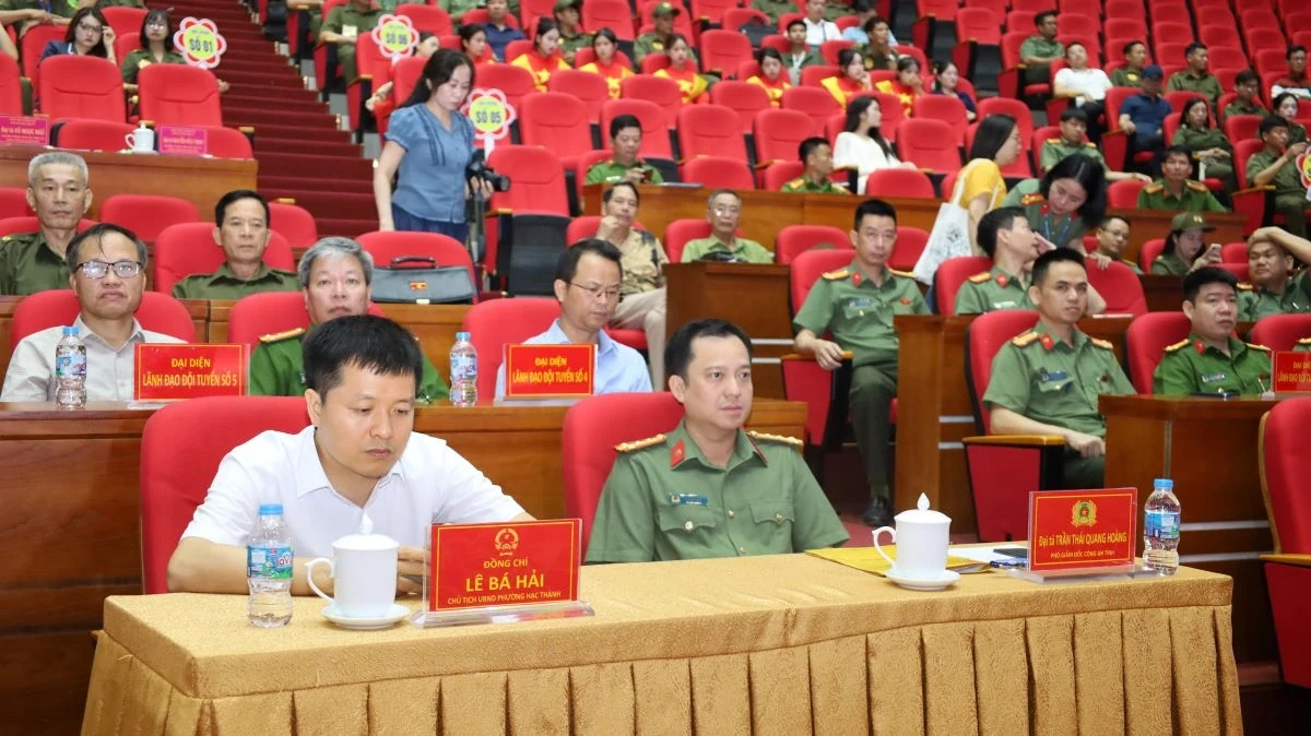7 đội so tài tại Hội thi Lực lượng tham gia bảo vệ an ninh, trật tự ở cơ sở giỏi