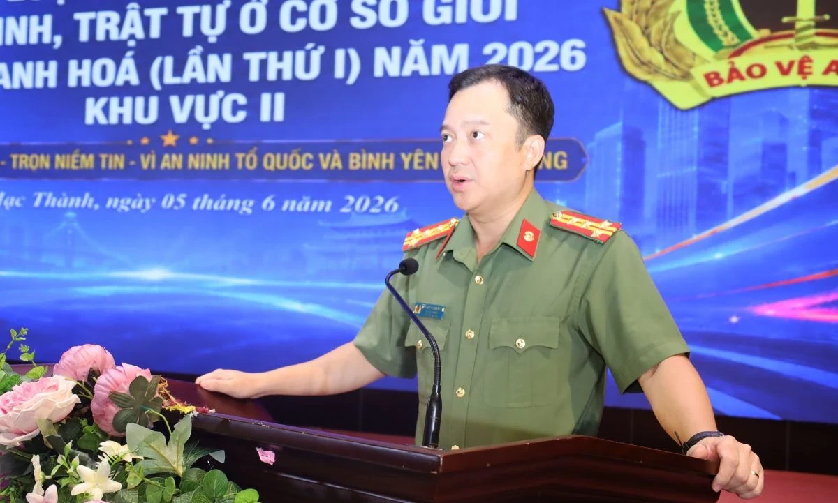 7 đội so tài tại Hội thi Lực lượng tham gia bảo vệ an ninh, trật tự ở cơ sở giỏi