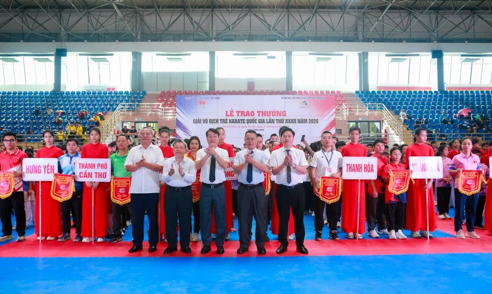 Giải vô địch trẻ Karate quốc gia khai mạc tại Thanh Hóa