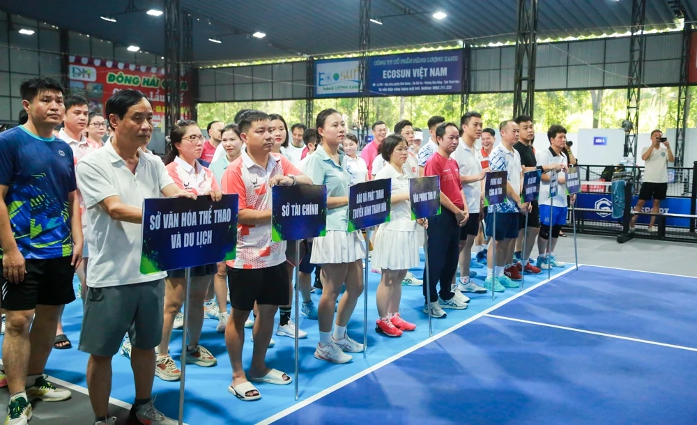 Hơn 100 VĐV tranh tài tại Giải Pickleball chào mừng kỷ niệm 101 năm Ngày Báo chí Cách mạng Việt Nam