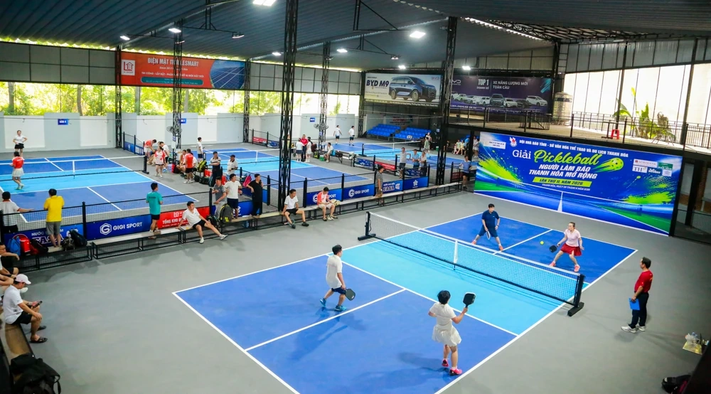 Hơn 100 VĐV tranh tài tại Giải Pickleball chào mừng kỷ niệm 101 năm Ngày Báo chí Cách mạng Việt Nam
