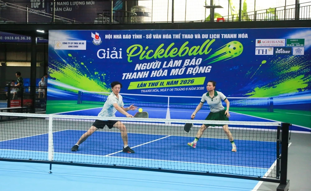 Hơn 100 VĐV tranh tài tại Giải Pickleball chào mừng kỷ niệm 101 năm Ngày Báo chí Cách mạng Việt Nam