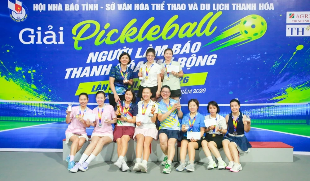 Hơn 100 VĐV tranh tài tại Giải Pickleball chào mừng kỷ niệm 101 năm Ngày Báo chí Cách mạng Việt Nam