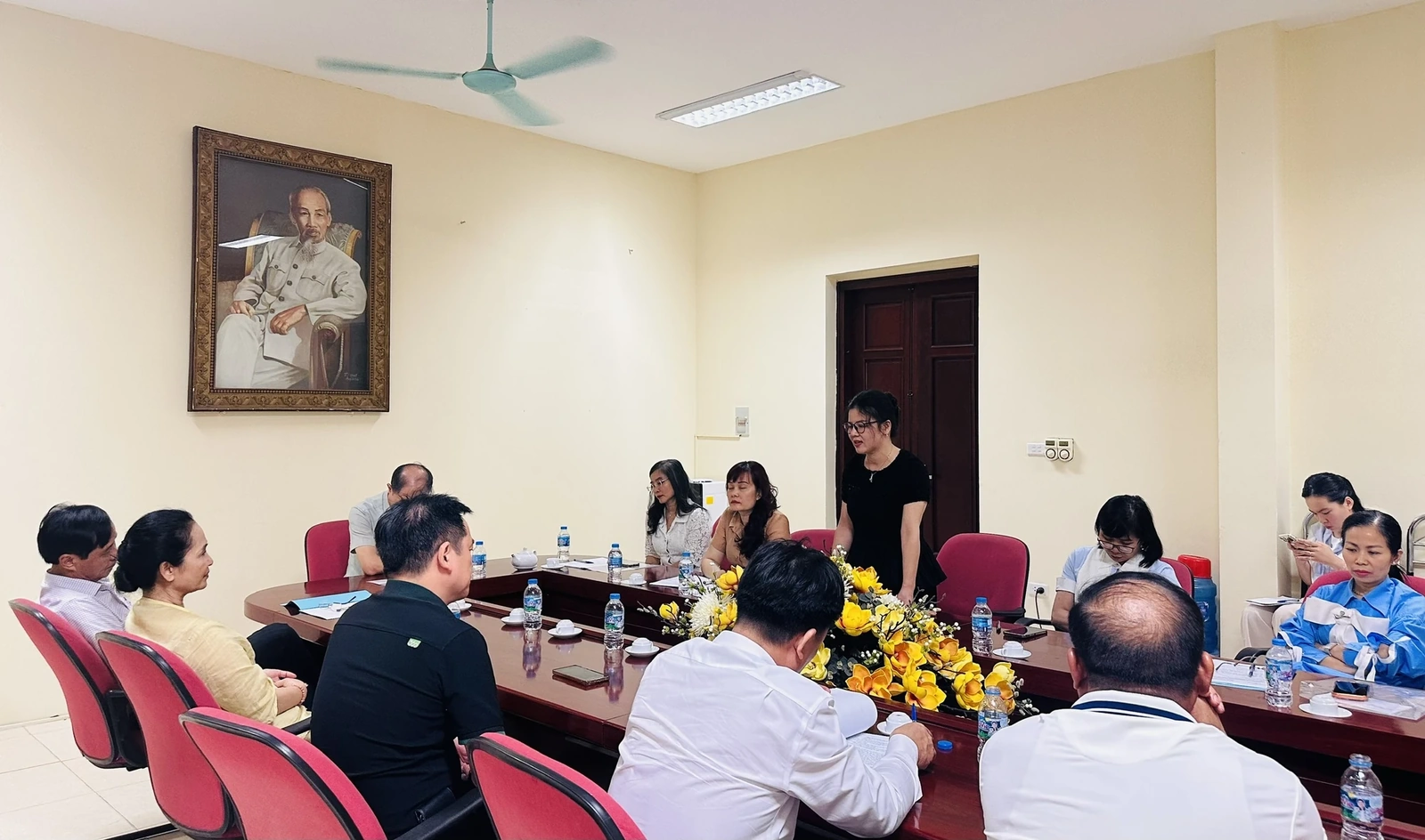 Tổng duyệt trích đoạn kịch nói tham gia cuộc thi toàn quốc
