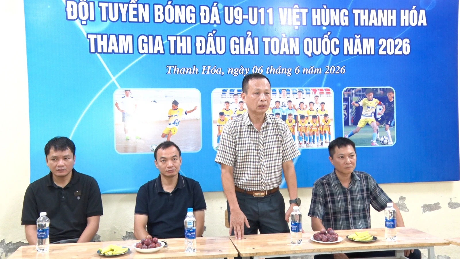 U11 Việt Hùng Thanh Hóa xuất quân tham gia thi đấu giải toàn quốc 2026