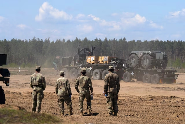 Lithuania đang xem xét việc luân chuyển binh sĩ Mỹ