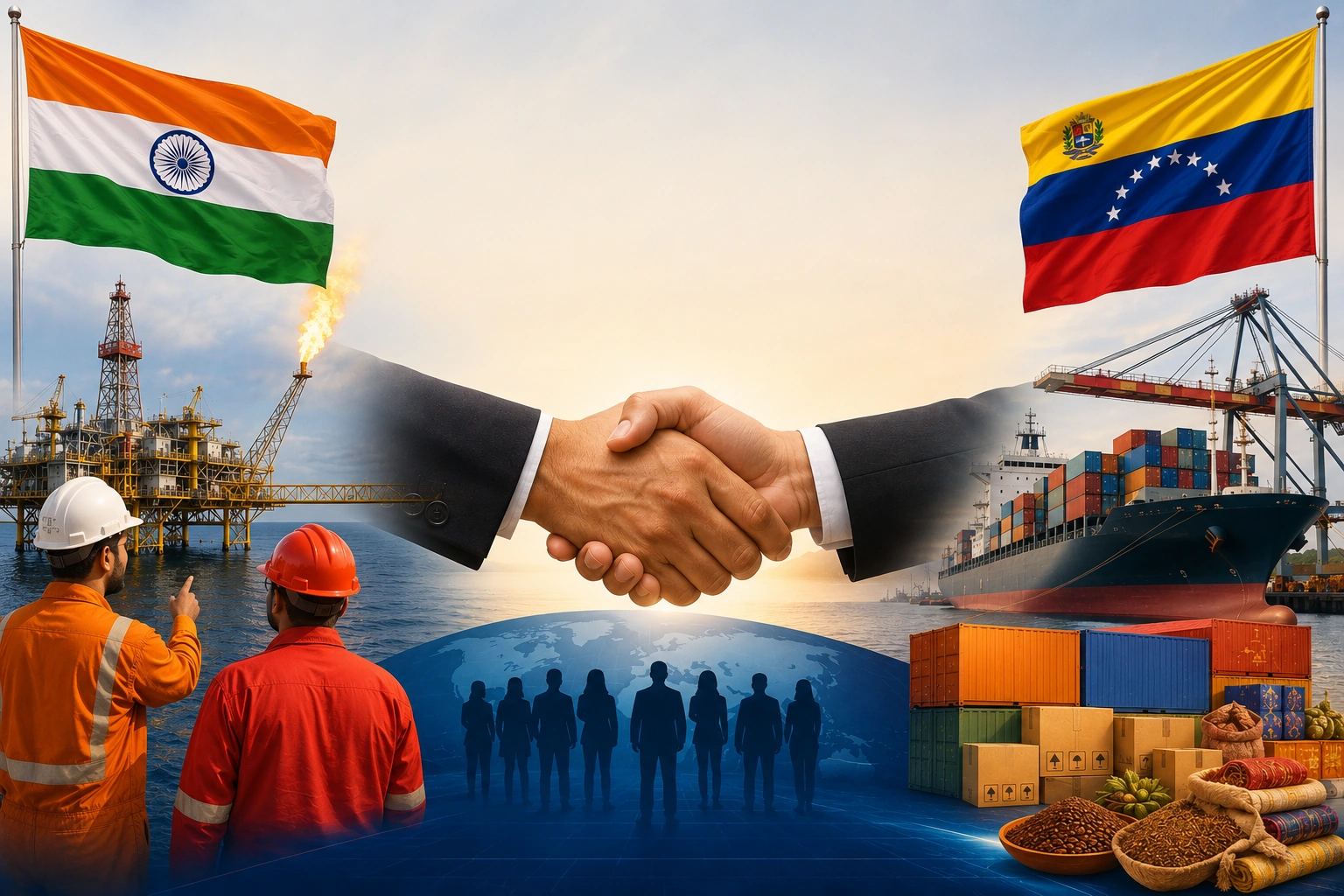 Tổng thống lâm thời Venezuela thăm Ấn Độ