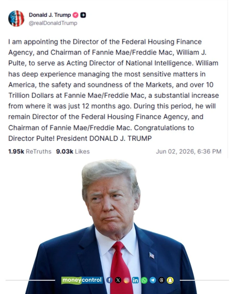 Tổng thống Mỹ Donald Trump bổ nhiệm quyền Giám đốc Tình báo Quốc gia