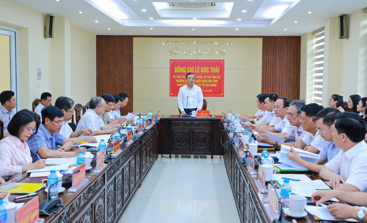 Bí thư Tỉnh ủy Lê Đức Thái: Sở Tài chính phải góp phần khơi thông nguồn lực, tạo động lực tăng trưởng mới