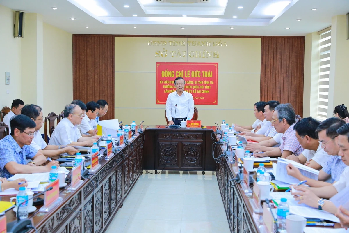 Bí thư Tỉnh ủy Lê Đức Thái: Sở Tài chính phải góp phần khơi thông nguồn lực, tạo động lực tăng trưởng mới