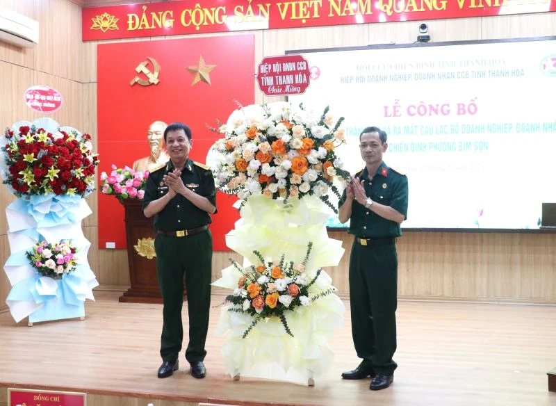 Ra mắt Câu lạc bộ Doanh nghiệp, doanh nhân cựu chiến binh phường Bỉm Sơn