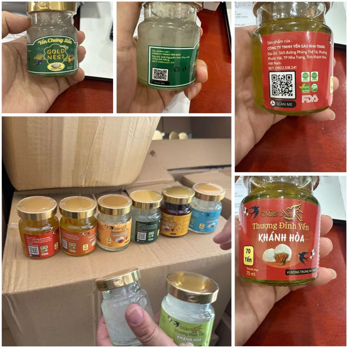 Triệt phá đường dây sản xuất, buôn bán hũ yến giả quy mô toàn quốc