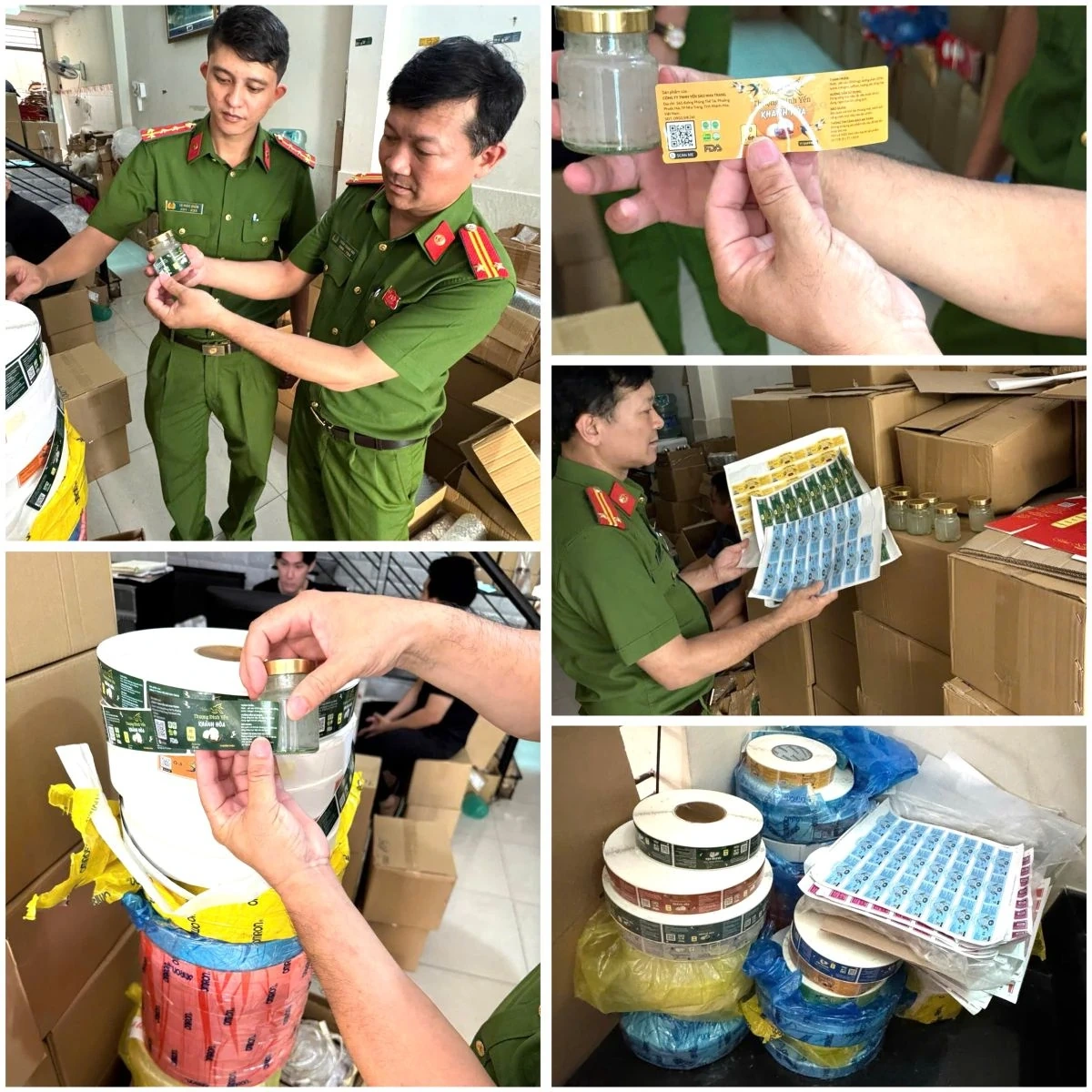 Triệt phá đường dây sản xuất, buôn bán hũ yến giả quy mô toàn quốc