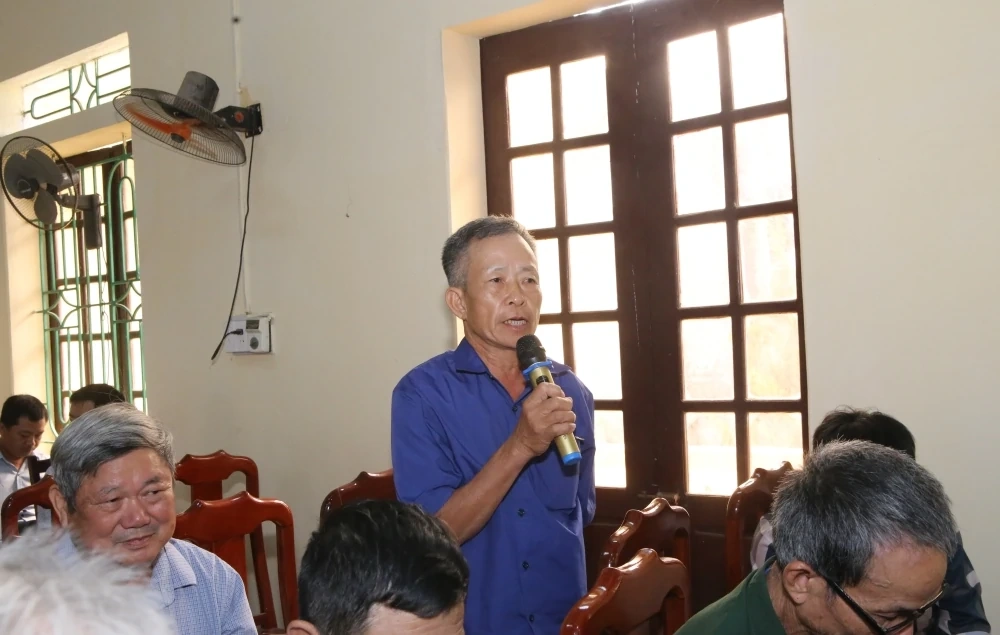 Đại biểu HĐND tỉnh tiếp xúc cử tri các xã Yên Phú, Yên Ninh