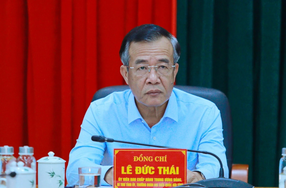 Bí thư Tỉnh ủy Lê Đức Thái: Ngành Xây dựng phải đổi mới mạnh mẽ tư duy quản lý, chủ động kiến tạo không gian phát triển