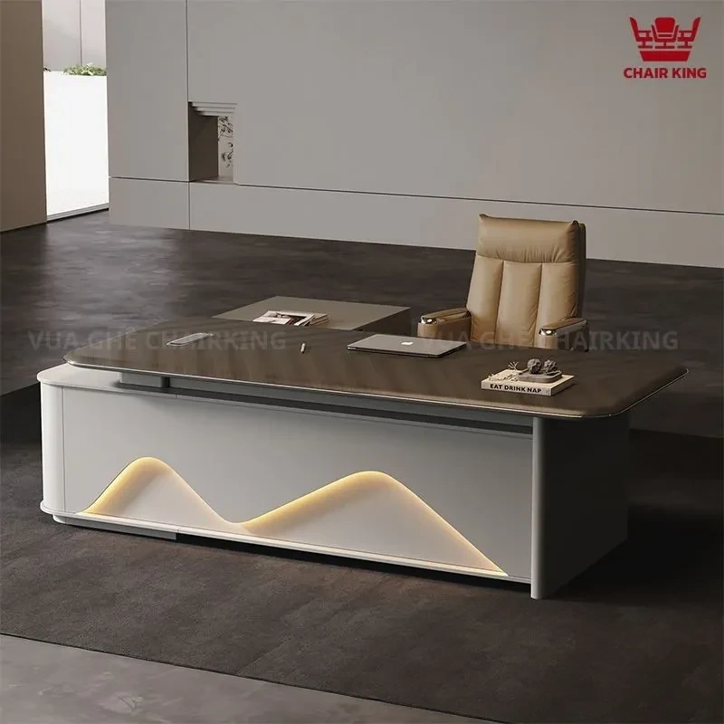 Chairking chia sẻ cách bố trí bàn làm việc của giám đốc đẹp, sang trọng