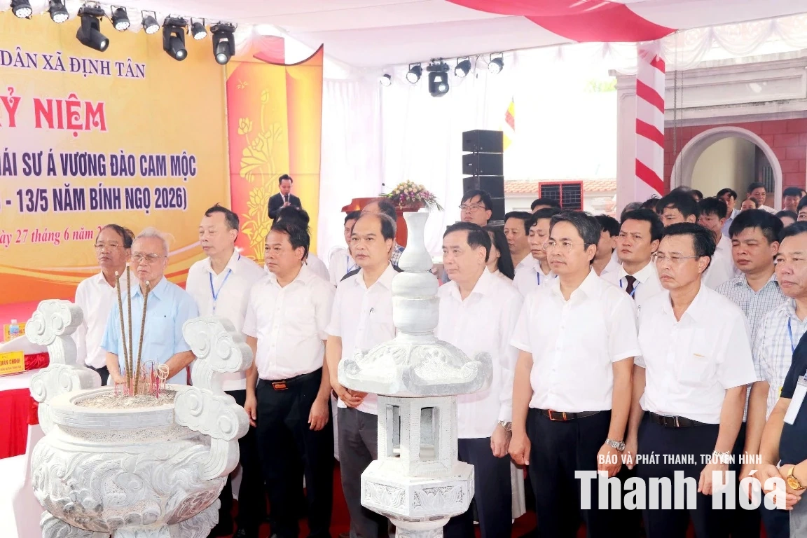Kỷ niệm 1011 năm ngày mất của Thái sư Á vương Đào Cam Mộc