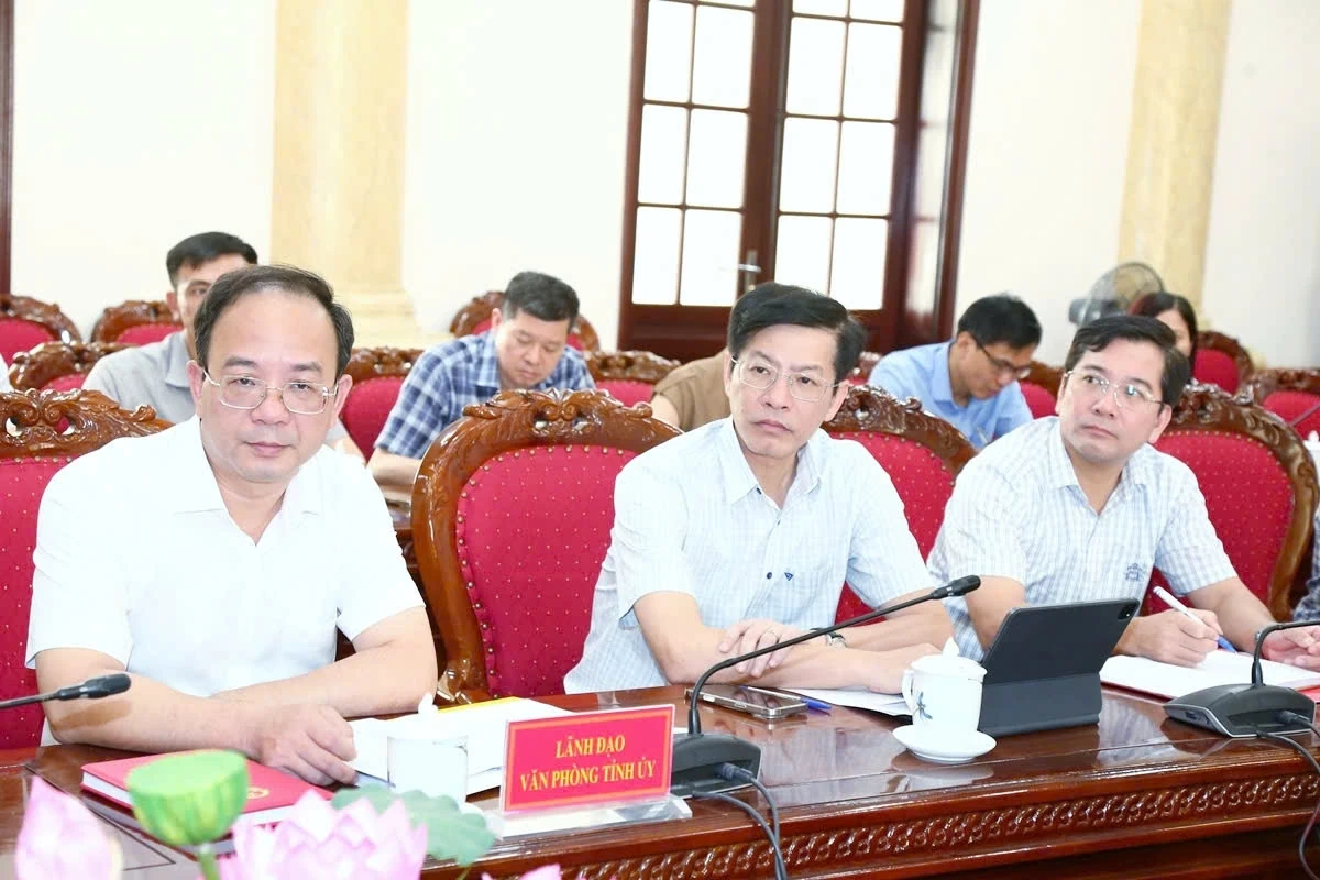 Chủ động, sáng tạo trong công tác tham mưu, giúp việc cho Tỉnh ủy
