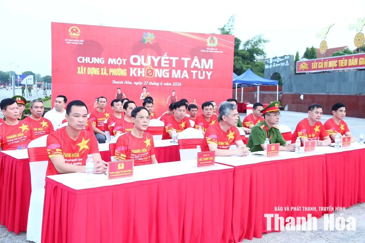 Mít tinh “Chung một quyết tâm xây dựng xã, phường, đặc khu không ma túy”