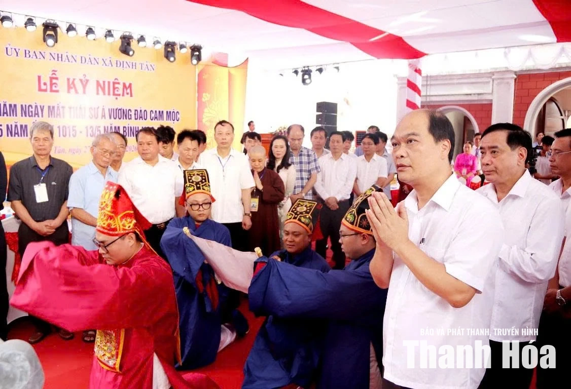 Kỷ niệm 1011 năm ngày mất của Thái sư Á vương Đào Cam Mộc
