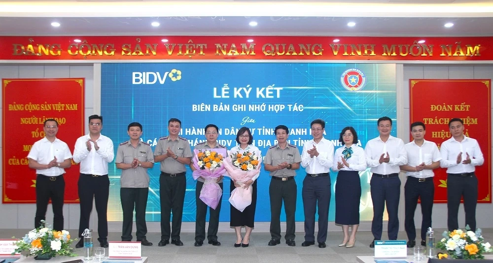 Thi hành án dân sự tỉnh Thanh Hóa và các chi nhánh BIDV trên địa bàn ký kết Biên bản ghi nhớ hợp tác