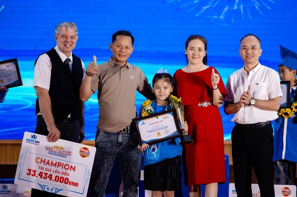 Thanh Hóa tỏa sáng với hai quán quân Ocean English Achievers 2026