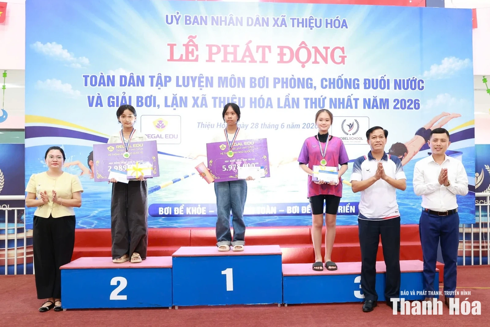 Thiệu Hóa phát động phong trào toàn dân tập luyện môn bơi, phòng chống đuối nước