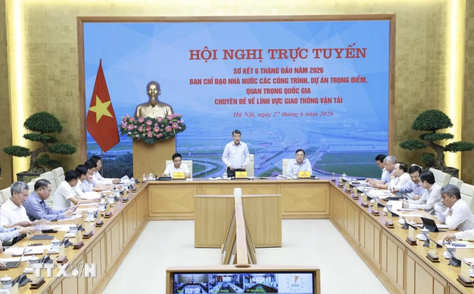 Kết quả triển khai các dự án trọng điểm sẽ là tiêu chí quan trọng đánh giá mức độ hoàn thành nhiệm vụ của địa phương