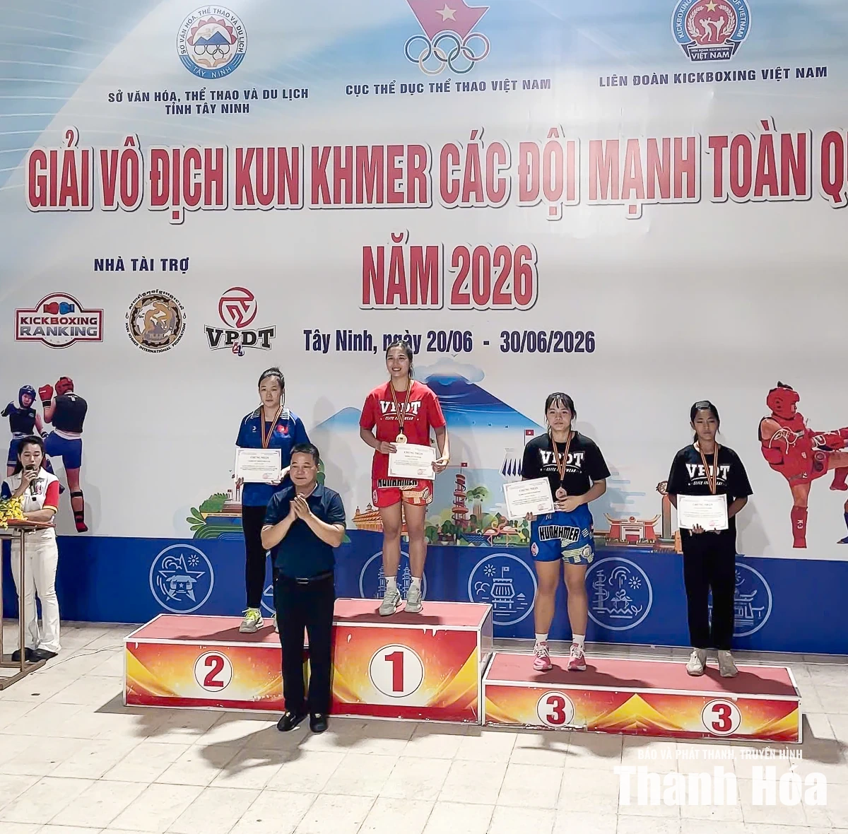Kun Khmer Thanh Hóa vượt chỉ tiêu tại Giải vô địch Kun Khmer các đội mạnh toàn quốc năm 2026