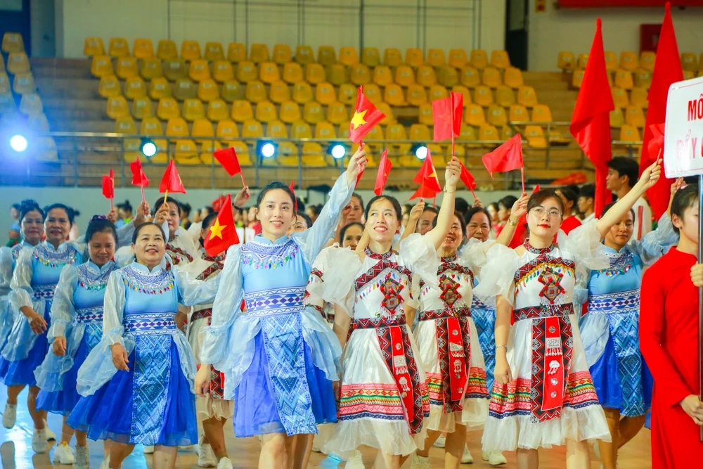 Tổng duyệt Lễ khai mạc Đại hội Thể dục thể thao tỉnh Thanh Hóa lần thứ X