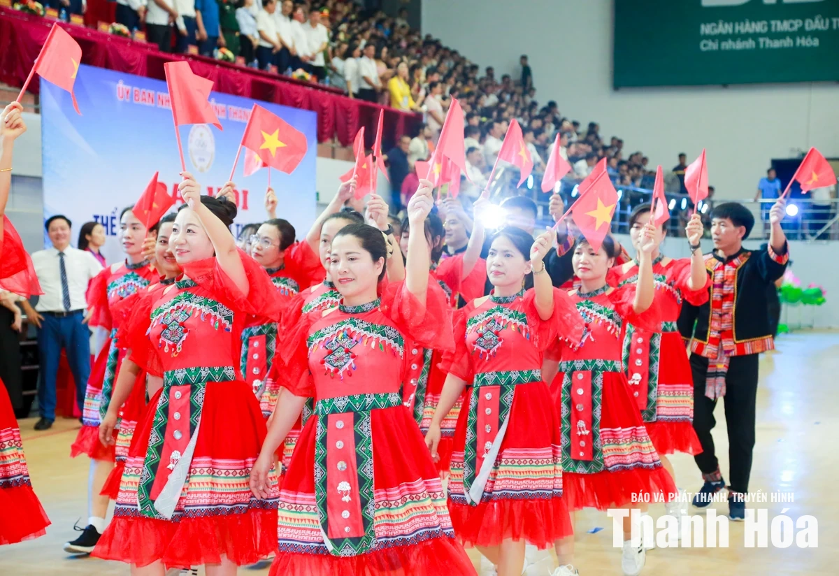 Ấn tượng lễ khai mạc Đại hội Thể dục thể thao tỉnh Thanh Hóa lần thứ X