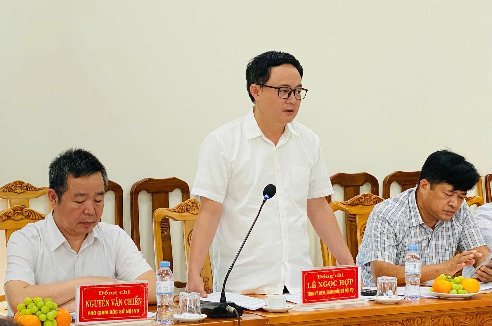 Đoàn khảo sát của Quốc hội làm việc với Sở Nội vụ về thực hiện chính sách, pháp luật lĩnh vực văn hóa - xã hội