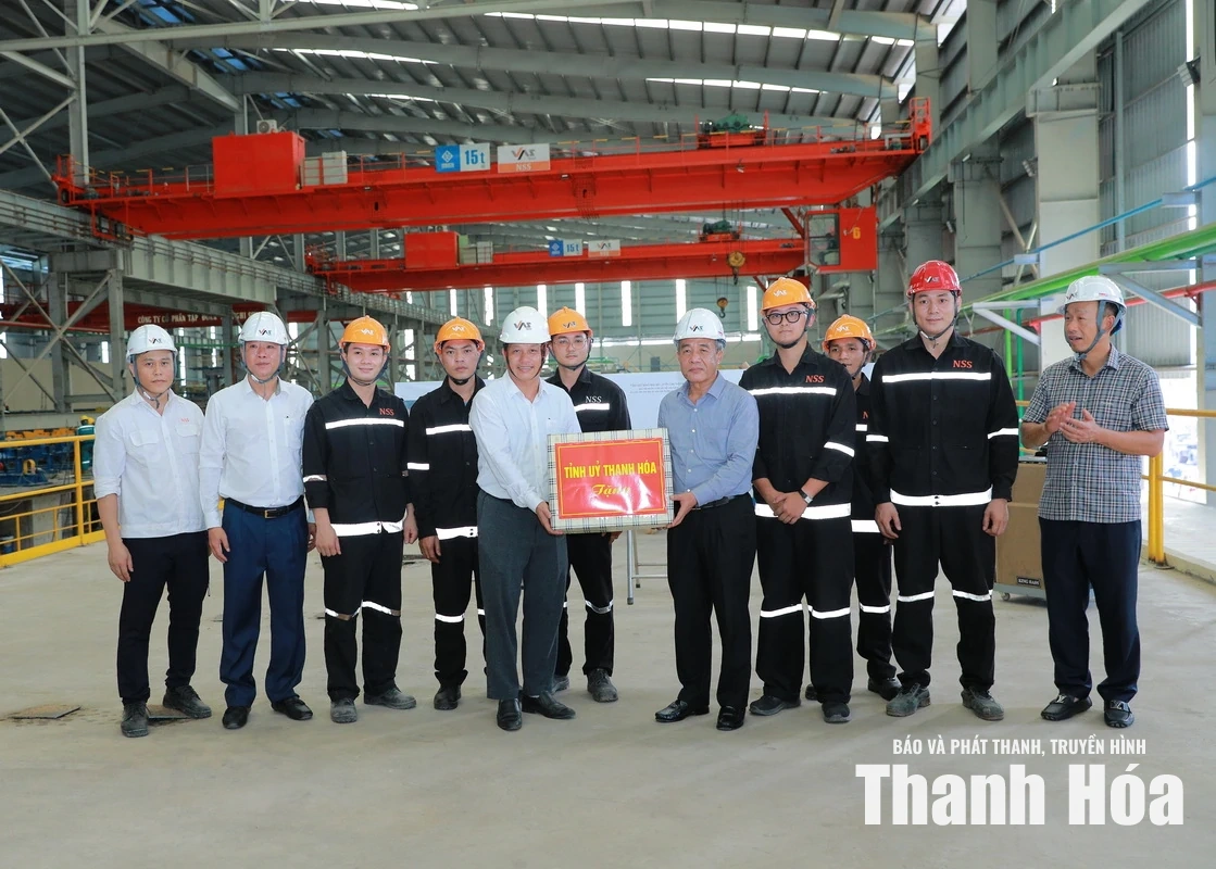Bí thư Tỉnh ủy Lê Đức Thái kiểm tra tiến độ các dự án trọng điểm tại Khu Kinh tế Nghi Sơn