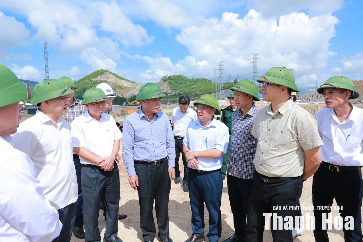 Bí thư Tỉnh ủy Lê Đức Thái kiểm tra tiến độ các dự án trọng điểm tại Khu Kinh tế Nghi Sơn