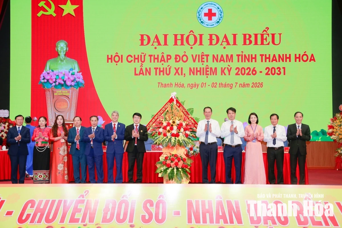 Đại hội đại biểu Hội Chữ thập đỏ tỉnh Thanh Hóa lần thứ XI, nhiệm kỳ 2026-2030