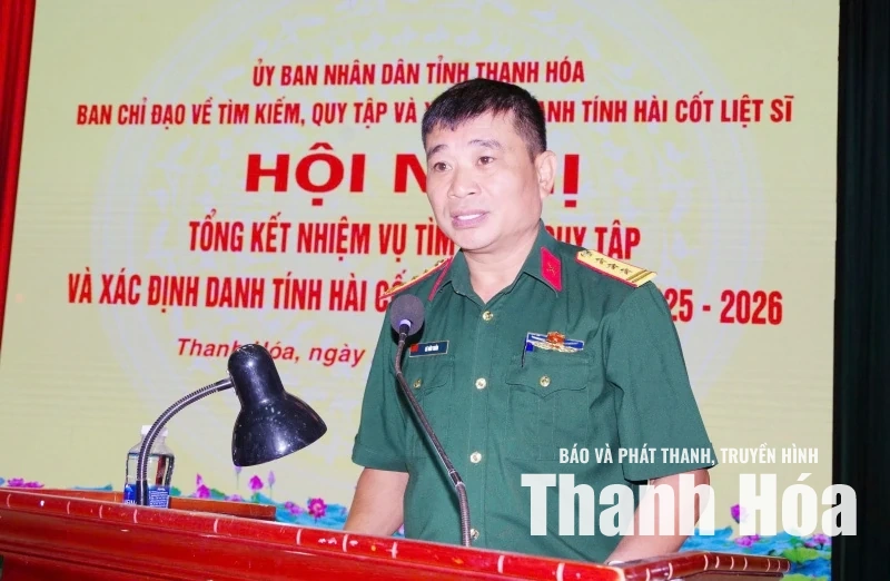 Tổng kết công tác tìm kiếm, quy tập hài cốt liệt sĩ mùa khô 2025-2026