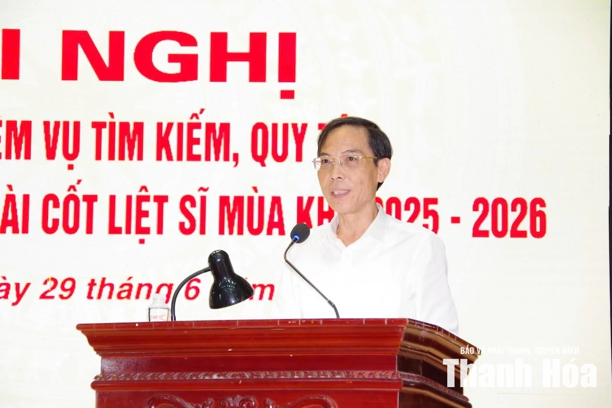 Tổng kết công tác tìm kiếm, quy tập hài cốt liệt sĩ mùa khô 2025-2026