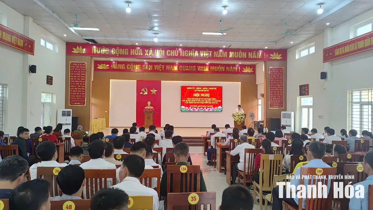 8 thôn mới trên địa bàn xã Thanh Quân đi vào hoạt động từ 1/7