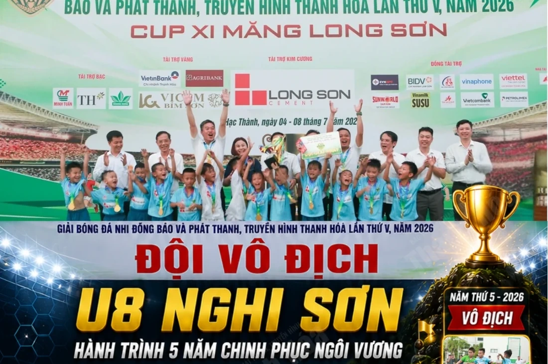 Nhìn lại hành trình 5 năm chinh phục ngôi vương của U8 Nghi Sơn