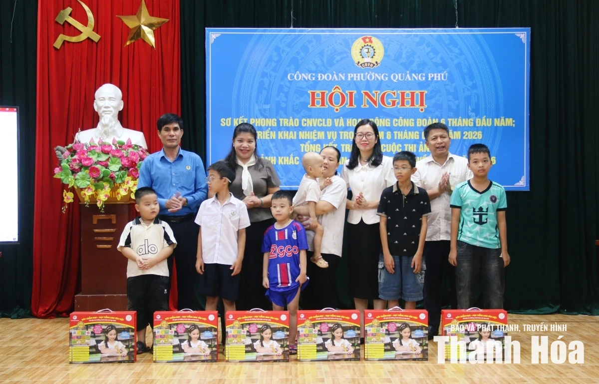 Công đoàn phường Quảng Phú đổi mới hoạt động, nâng cao hiệu quả chăm lo đoàn viên, người lao động