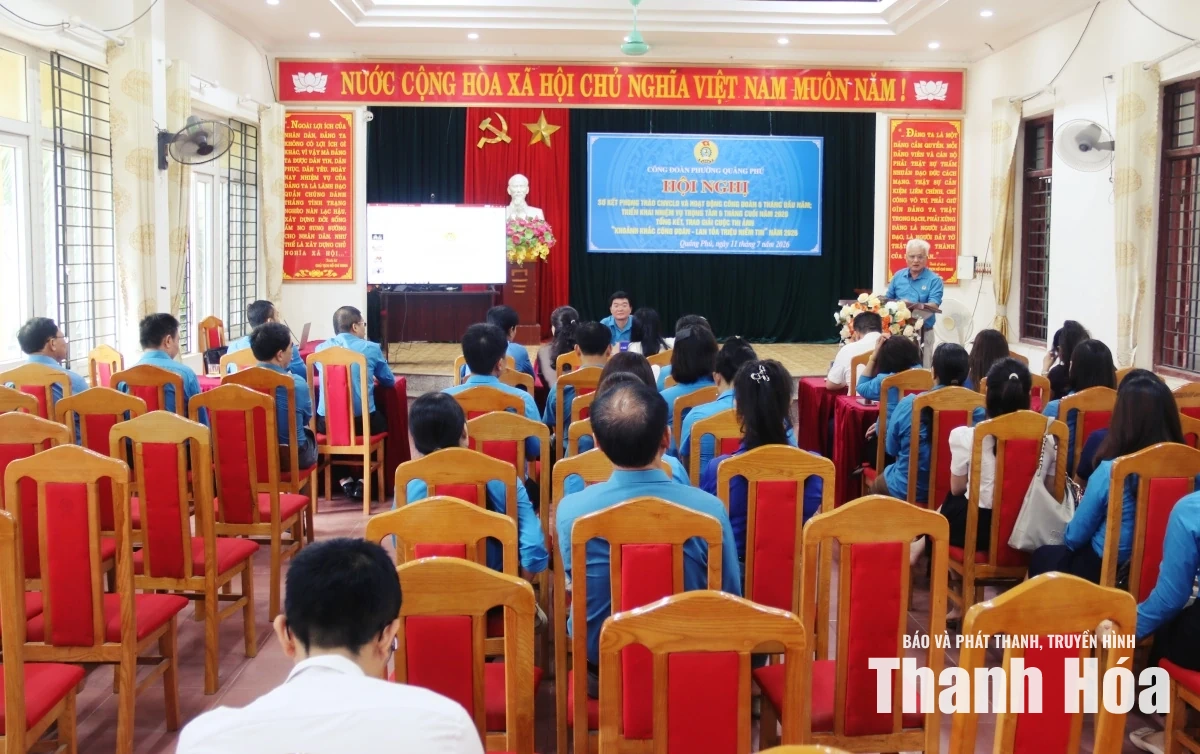 Công đoàn phường Quảng Phú đổi mới hoạt động, nâng cao hiệu quả chăm lo đoàn viên, người lao động